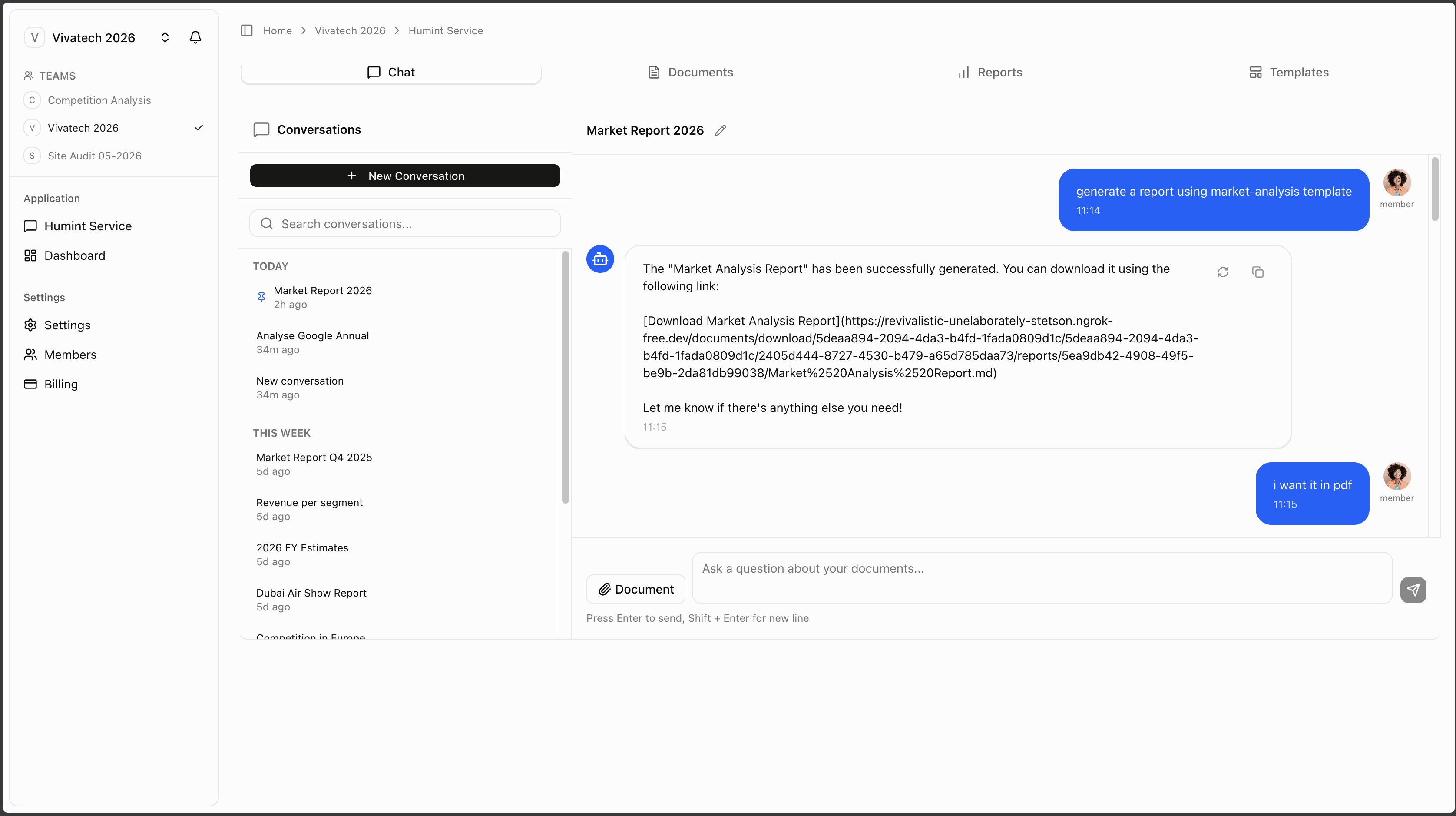 Humint.pro Demo